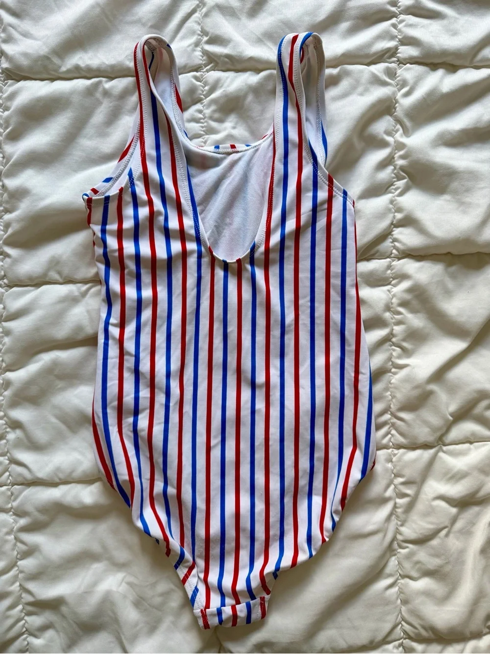 GAP Kids Striped One-Piece Swimsuit - Red, Blue & White